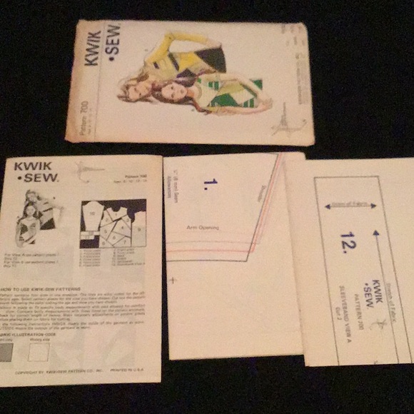 Vintage Kwik Sew T-Shirt Pattern Size 8-14. - Picture 3 of 3